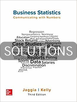 Solution Manual for Business Statistics 3rd Edition by Jaggia