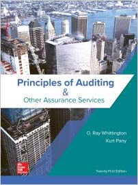 Solution Manual for Principles of Auditing Other Assurance Services 21st Edition by Whittington