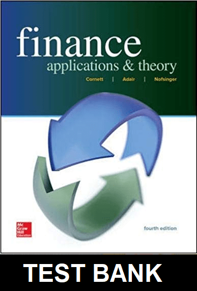 Finance Applications and Theory 4th Edition