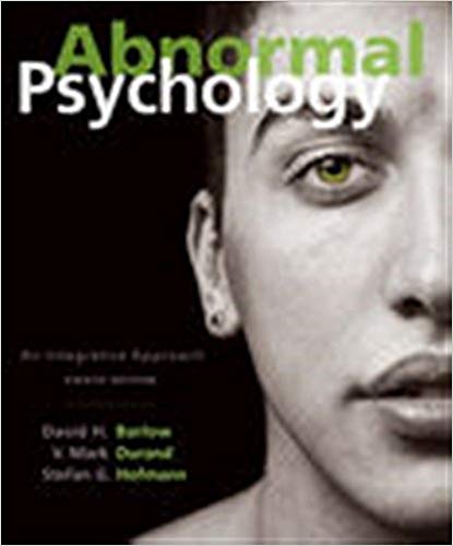 Abnormal Psychology An Integrative