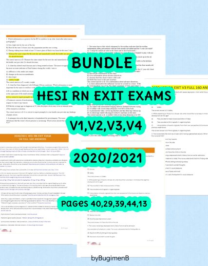 Hesi RN Exit Exam