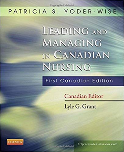 Leading and Managing in Canadian Nursing