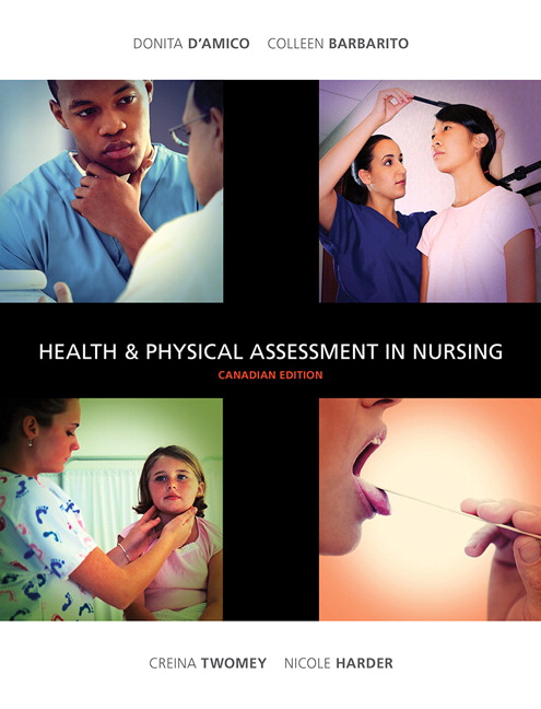 Test Bank For Health & Physical Assessment in Nursing Canadian Edition By Donita T D'Amico
