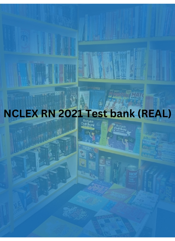 NCLEX RN 2021 Test bank (REAL)
