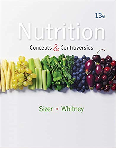 Nutrition Concepts and Controversies 13th Edition By Frances Sienkiewicz Sizer - Test Bank
