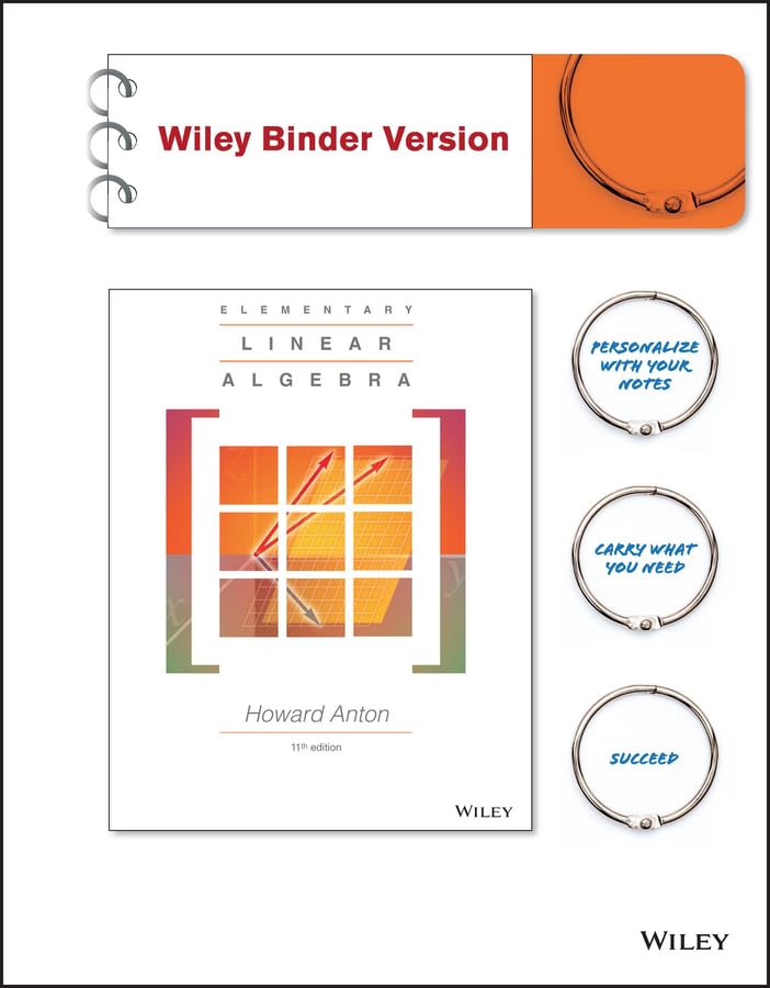 Test Bank For Elementary Linear Algebra, 11th Edition, Howard Anton