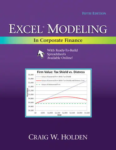 Solution Manual For Excel Modeling In Corporate Finance 5th Edition