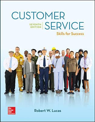 Test Bank Customer Service Skills For Success 7th Edition By Robert Lucas