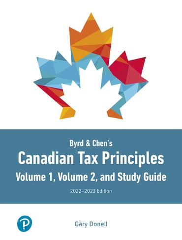 Byrd & Chen's Canadian Tax Principles